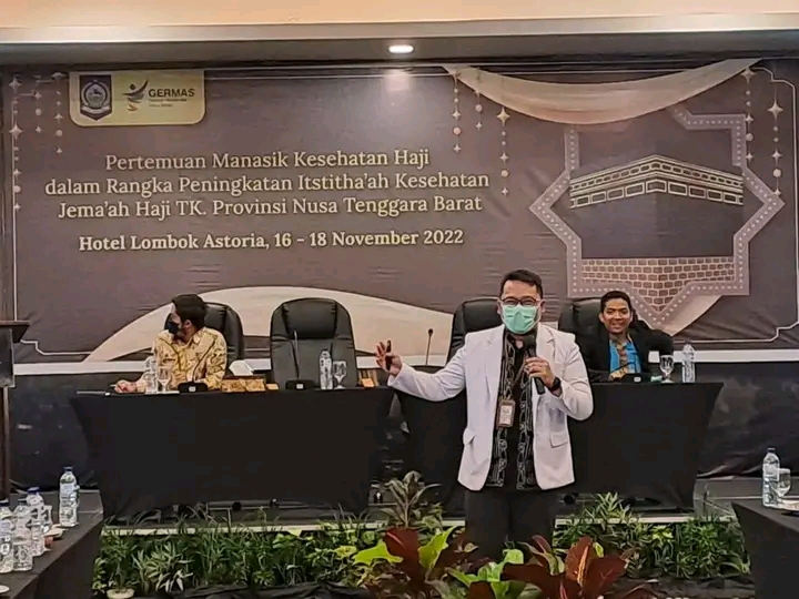 RSJMS TUGASKAN SEORANG PSIKIATER SEBAGAI NARASUMBER PADA PERTEMUAN MANASIK KESEHATAN HAJI